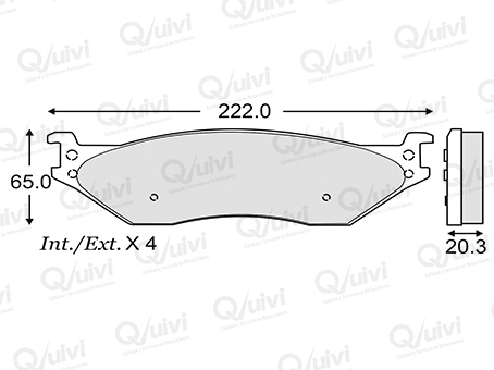 BALATA FORD F450 SD F550 SD